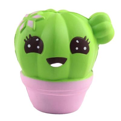 China Wholesale amazon solw manufacturer cactus shape squishies widely used toy for sale