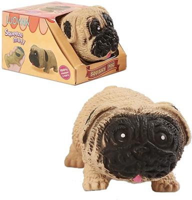 China Relieve Squeeze Squeeze Squeeze Squeeze Pug Dog Dog Toys,Decompression Squishies Squeeze Anxiety Relief Chubby Puppi for sale