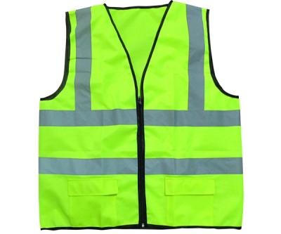 China Reflective Traffic Vest 120 Grams Green Safety Vest For Running for sale