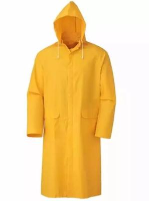 China 1pc Long Hi Vis Raincoat Breathable Full Length Hi Vis Raincoat For Workers for sale