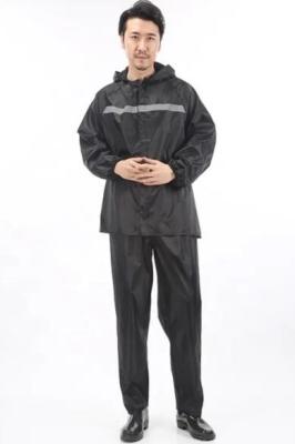 China Outside Windproof Oxford Hood Raincoats For Construction Workers for sale