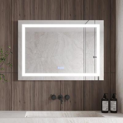 China Illuminated Schlomann Customized Mirror Touch Sensor Smart Bath Wall Fog Light Led Bathroom Mirror for sale