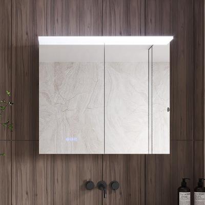 China 2-Face Schlomann Hotel Bathroom Mirror Cabinet Smart Touch Screen High Quality Lead Bath Medicine Cabinet for sale