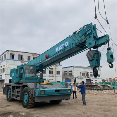 China Good Price 5 Sections Boom Japan Used KATO KR50H-V SS500 50 Ton Rough Terrain Crane 50 Ton for sale