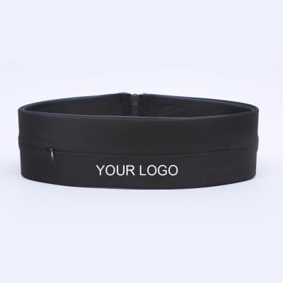 China Custom Logo Women's Chest Pouch Fitness Running Sport Men Water Proof Flip Belt Waist Bag Elastic For Mobile Phone for sale