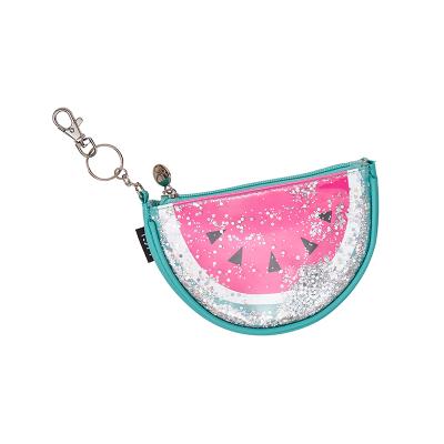 China No HIS RDA190041AA Fashion Watermelon Shape Coin Purse High Quality Cheap Wallet With Key Chain for sale