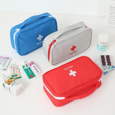 China KOREAN Hot Sale Camping Chamber First Aid Portable Medical Storage Bag Car Care Kits Bag Nurse Outdoor Travel Survival Empty Bag Kit for sale