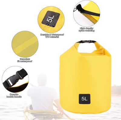 China Outdoors 2022 custom logo 3L/5L/10L/20L travel camping beach fishing durable ocean pack dry bags waterproof dry bag for hiking for sale