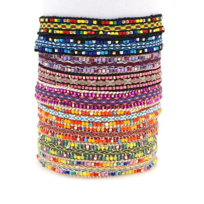 China Retro BOHEMIA style miyuki delicas DIY women's ethnic jewelry woven handmade miyuki beaded bracelets for sale