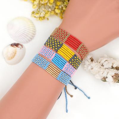 China BOHEMIA China Manufacturers Sale Sexy Lips Design Miyuki Multilayer Jewelry Bohemia Handmade Bracelet for sale