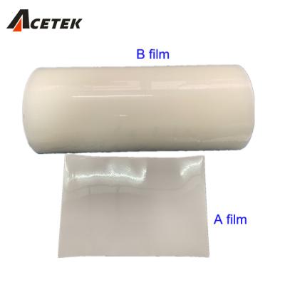 China Waterproof 50m Length UV PET Metallic Film DTF Membrane No Need Glue for sale