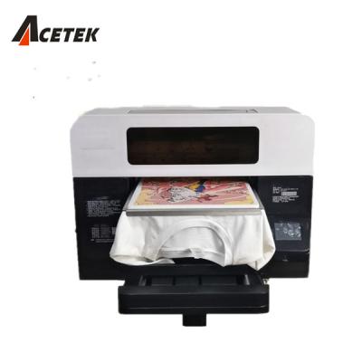 China Garment shops cheap dtg straight to t-shirt garment printer A3 A2 digital size with white ink for sale