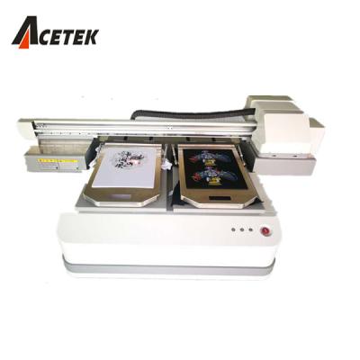 China Garment shops hot sale dtg printer t-shirt printing machine prices with 2pcs 5133/4720/i3200 head in Canton for sale