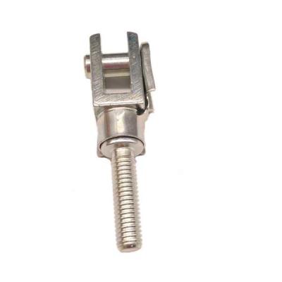 China Stainless Steel Precision Non-Standard Parts Clevis (OEM Service) with Spring Rod Non-Standard Rod End for sale