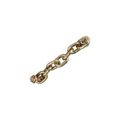 China Professional Drag Chain Manufacture OEM Custom Galvanized Welded G80 Alloy Steel Link Chain With Bolt And Nut for sale