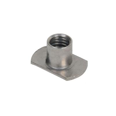 China Heavy Industry OEM Carbon Steel Plain Steel T-Nut With Hole Spot Welding Nuts for sale