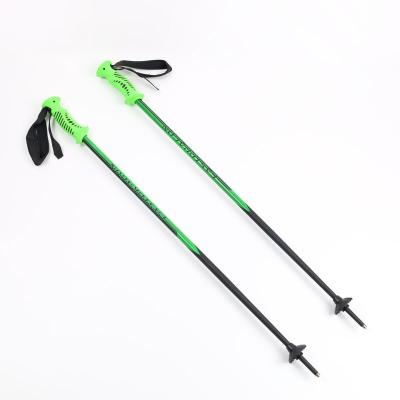 China Hot Sale High Quality Customizable Color And Rubber+plastic Size Logo Carbon Fiber Ski Poles for sale