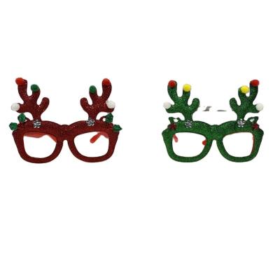 China Gift Christmas Crafts Plastic Decorative Glasses for sale