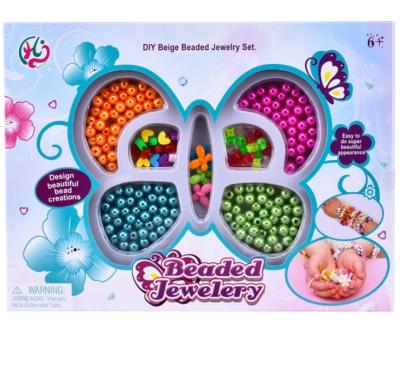 China DIY Jewelry Making DIY Bead Jewelry Toy Set For Girls for sale