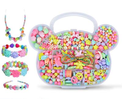 China DIY Jewelry Enticing Children Gift Girls Hobby Creative Children Jewelry Making Kits Playing Set for sale