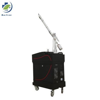 China Q-switched ND yag 1064nm 532nm picosecond laser machine dye removal top korean arm laser for tattoo removal for sale