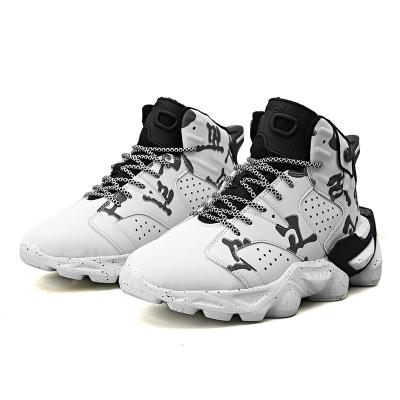 China CUSHIONING Drop Shipping Good Quality Good Quality Men's Fashion Sneakers Basketball Shoes Non-slip High Top New Arrival for sale