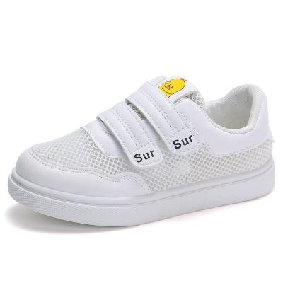 China Fashion Solid Color New Style Lightweight Children's Casual Shoes Breathable Boys Girls Round Kids Sneakers for sale