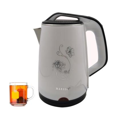 China 360 Whosale Rotation Hotel Degree Base Kettle Stainless Steel Electric Kettle SS201 2.5L Household for sale