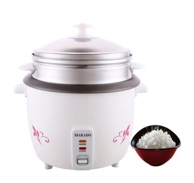 China Large 2.8L hotel size home appliance commercial electric rice cooker with stainless steel steamer for sale