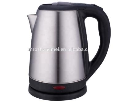 China Cordless Home Kitchen Appliances 201 SS Stainless Steel Electric Kettle for sale