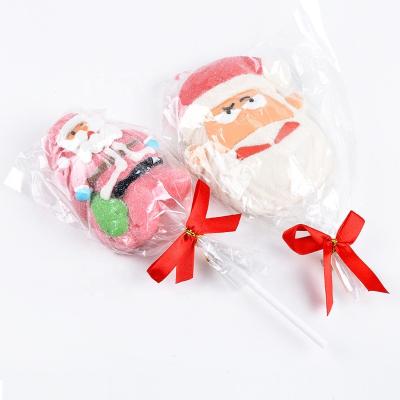 China Low Sugar Health Food Cartoon Girl Marshmallow Lollipop for sale