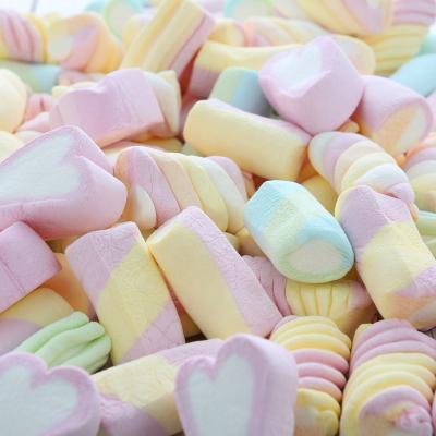 China Low Sugar Mini Twisted Marshmallow Candy for sale