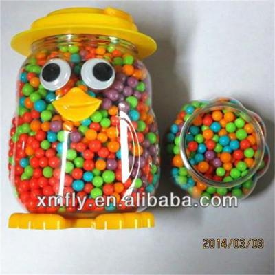 China Natural Fruit Flavors Hard Coated Mini Rainbow Tablet Candy For Cake Decorating for sale