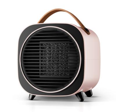 China Household PTC Electric Fan Heater Mini Portable Desktop Ceramic Heater for sale