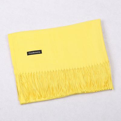 China Keep Winter Logo Tassel Pashmina Pashmina Wool Stoles Ladies Cashmere Scarves Warm Pure Custom Shawls Luxury 100% Long Scarf For Women Men for sale