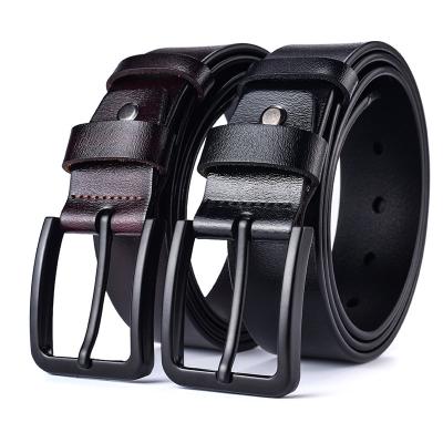 China Custom Wholesale Automatic Ratchet Leisure Buckle Men Dress Genuine Leather Belt Dropshipping Real Cowhide Split for sale