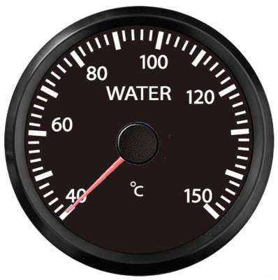 China Plastic Bezel Universal Analog Needle Car Water Temperature Gauge for sale