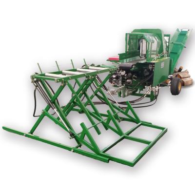 China CE Approved Automatic Wood Log Splitter Firewood Splitting Processor for sale