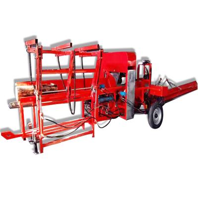 China Trusses Double Motorized FIREWOOD PROCESSOR WITH LARGER BLADE SAW for sale