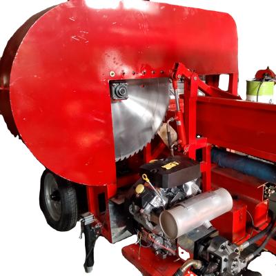 China 50 Ton Firewood Processor Big Blade Machinery Repair Shops Saw Log Splitter for sale