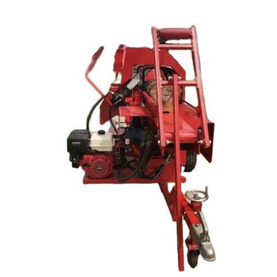 China Semi-automatic Machinery Repair Shops 15HP Gasoline Engine Firewood Processor Log Splitter for sale