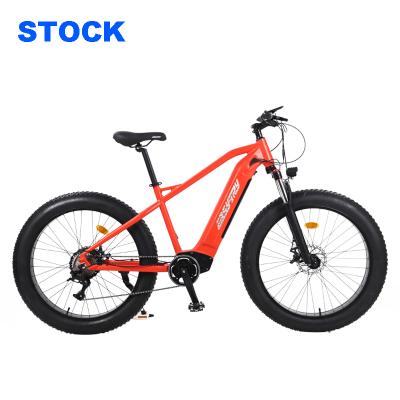 China High Quality Suspension MTB 48v 10.4 Aluminum Alloy AH Mountain E-Bike 500W For Adults Fat Tire Electric Bicycle for sale