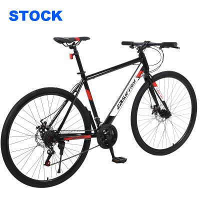 China Factory Wholesale Cheap Sports Bike Steel For Men Aluminum Alloy Frame OEM 700c Racing Bicycle Road Bike for sale