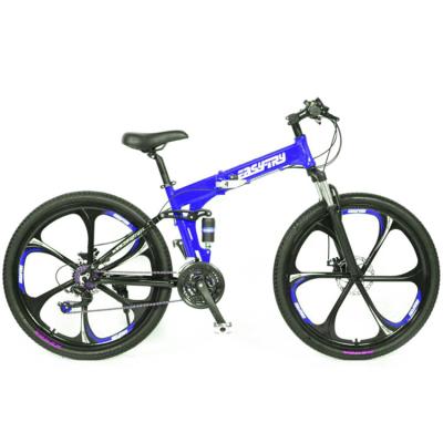 China Steel most popular fitting speed bicycle folding bike carbon steel cycle folding mountain bike for sale