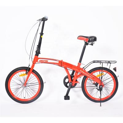 China Best Portable Ride Cycle 3 Speeds Folding Wheels Adult Bike High Carbon Steel Frame 20