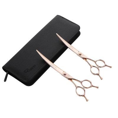 China CIDON Stocked 10 Series 6.5 Inch Curved Pet Grooming Shears for sale