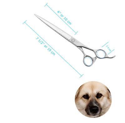 China CIDON Stocked 9-Series 7.5 Inch Japanese VG 10 Straight Steel Pet Grooming Shears for sale