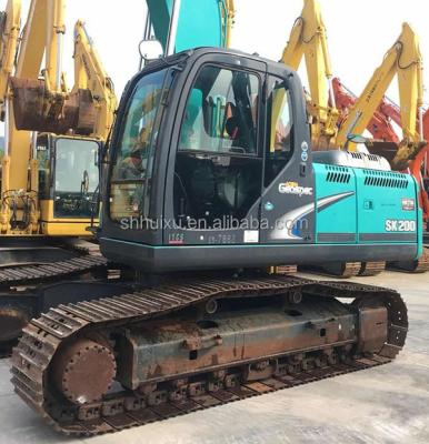 China Kobelco SK200 Best selling second hand crawler excavator Kobelco SK200/Used good quality digging machine Kobelco SK200 for sale for sale