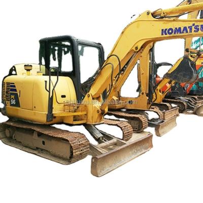 China komatsu mini crawler excavator PC56 Used digger KOMATSU PC56 Komatsu Excavator for sale