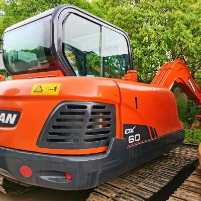 China Gebruikte originele mini graafmachine mini graafmachine Doosan DX 60 mini gebruikte graafmachine Te koop